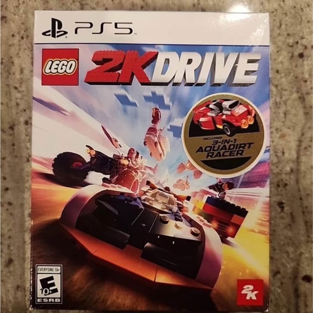 LEGO 2K Drive (PlayStation 5, PS5) Includes Aquadirt Racer Brand New Sealed